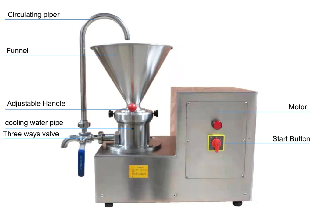 Industrial Mini Tahini Peanut Butter Making Machine