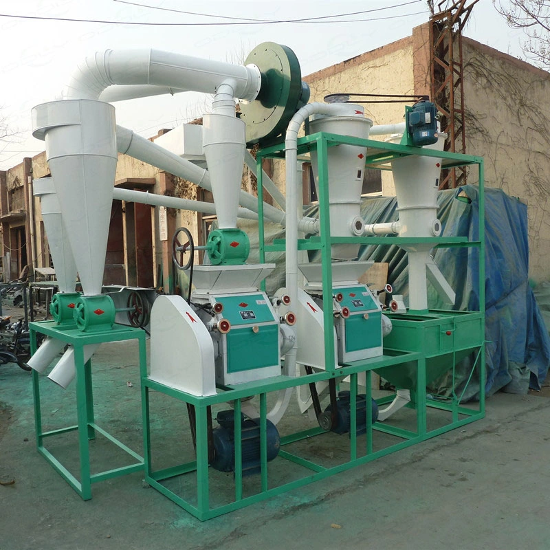 Low Cost Mini Plant 10 Tpd Roller Corn Maize Wheat Flour Milling Mill Machine Price for Making Grinding Wheat Corn Flour