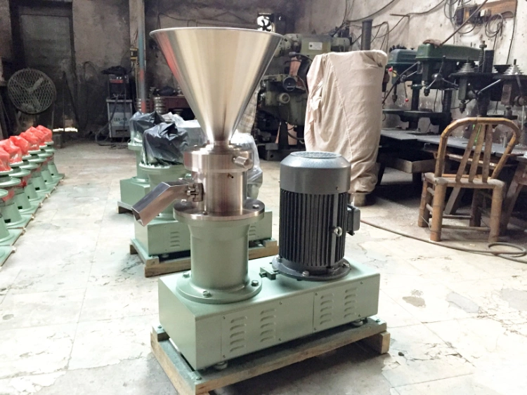 7.5kw Colloid Mill Peanut Butter Grinding Machine Tahini Sesame Tomato Sauce Making Machine