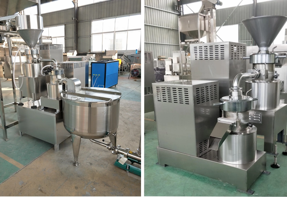 Stainless Almond, Sesame, Peanut Cocobean Tomato Chili Butter Paste Sauce Grinder Griding Making Machine