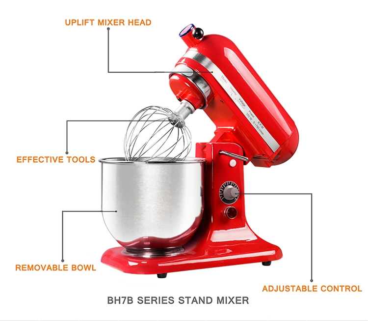 3 in 1 Egg Flour Kneader Batidora Bakery Baking Kitchen Spiral Planetary Mixer Bread Dough Cake Mixer Machine Stand Food Mixer