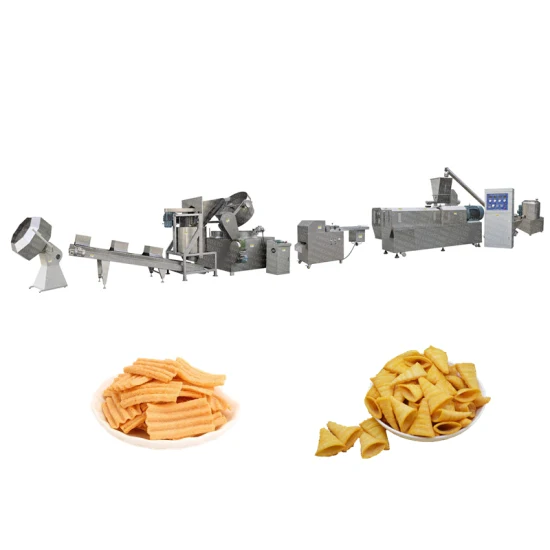 Frittierte Weizenmehl-Snacks Maschinen zur Lebensmittelherstellung Frittierte Snacks Foo Dmacines