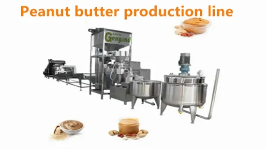 Tahini- und Halva-Produktionslinie/Erdnussbutter-Herstellungsmaschine