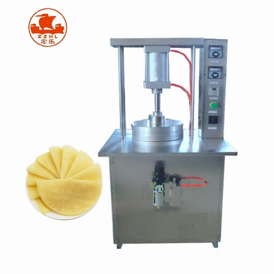 Automatische, maßgeschneiderte Zhengzhou Hongle Roti Maker, die Papad-Rollmaschine herstellt