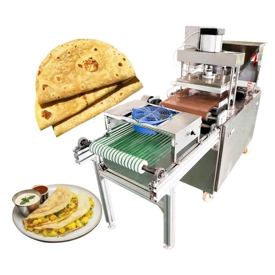 Maistortilla-Herstellungsmaschine Vollautomatische Chapati-Herstellungsmaschine für Brotkruste