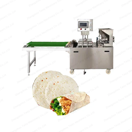 Kommerzielles Getreideprodukt, automatische Roti-Brotmehl-Industriemaschine zur Herstellung von Mais-Tortillas, Pressmaschine von Amy