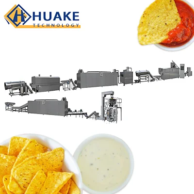 Frittieren von Weizenmehl, Snack-Food-Produktionslinie, Mais-Doritos, Tortilla-Chips, Verarbeitungsmaschine, Pflanzenkegel, Bugles, Snacks, Lebensmittelherstellungsmaschine